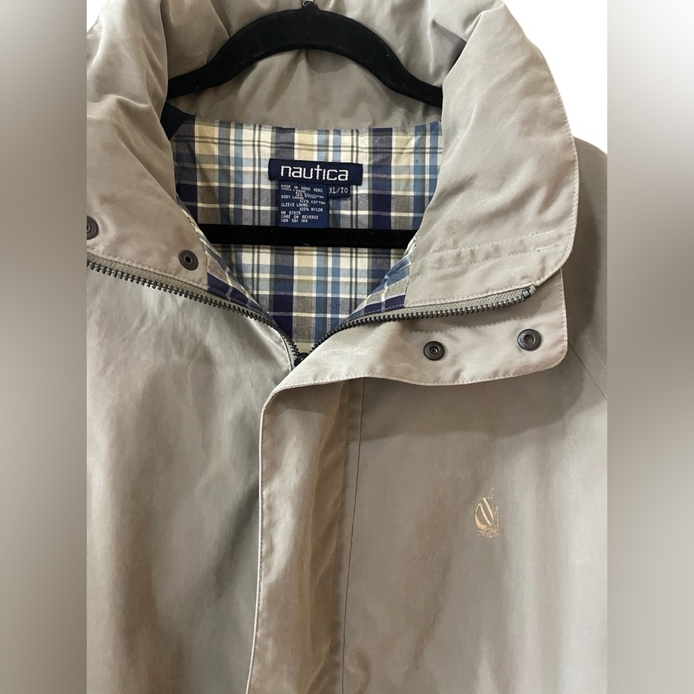 Nautica Green Khaki Long-sleeve Jacket | Men XL - Picture 3 of 6